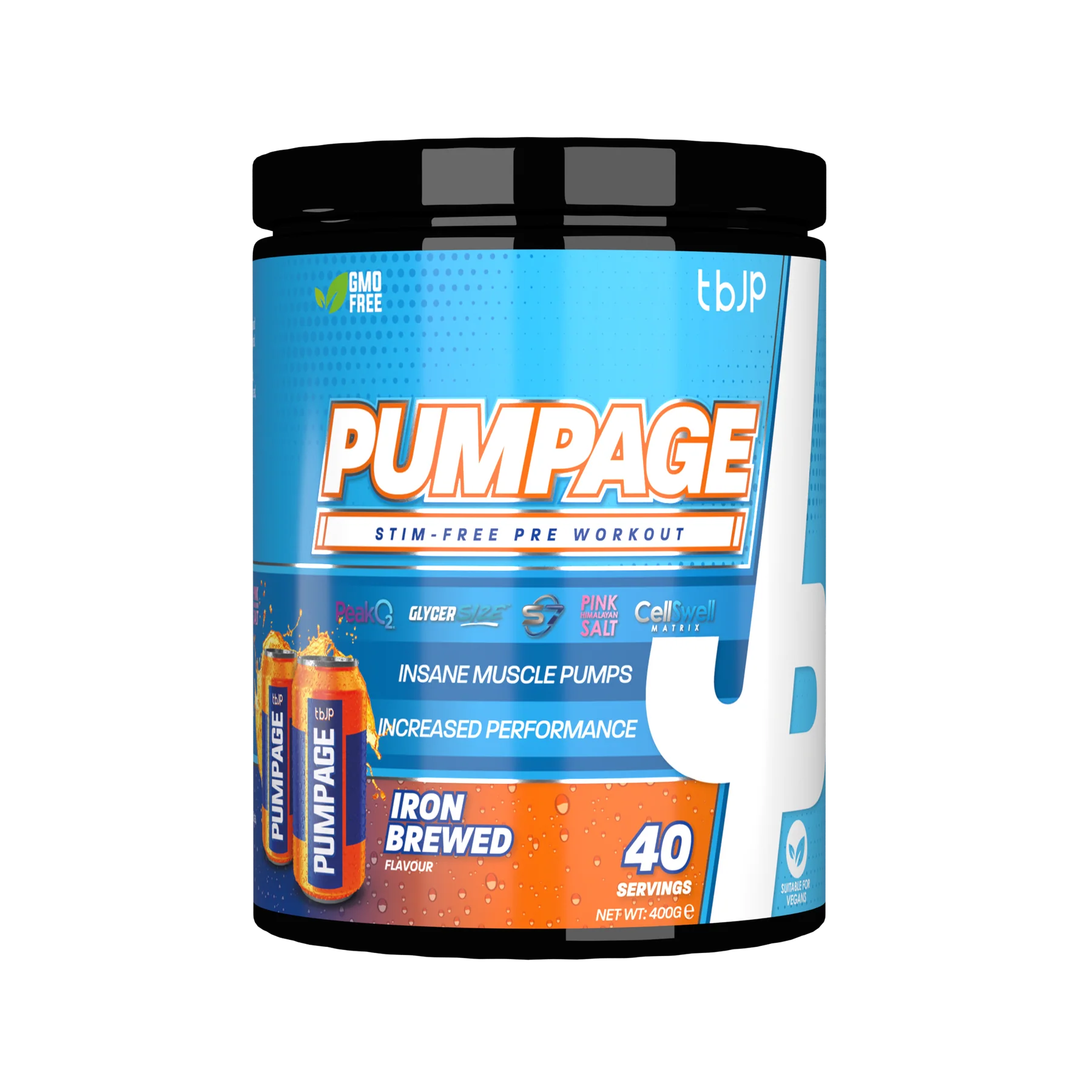 Pumpage - GlycerSize,   49.90,  400-g-Iron-Brewed,  Trained by JP Nutrition,  Active Life