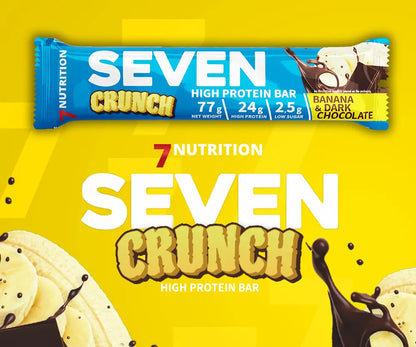 Seven Crunch,   2.99,  1-Barre-Protéinee-77-g-Banane-et-Chocolat-Noir,  7Nutrition,  Active Life