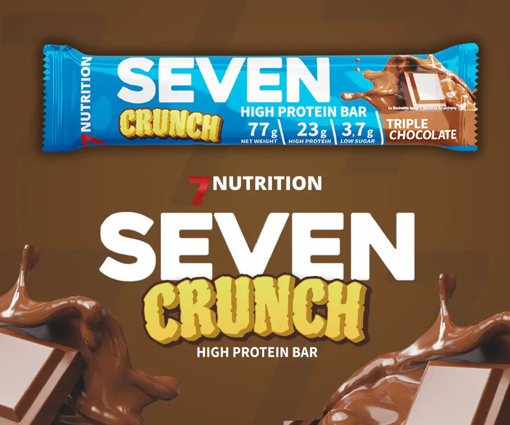 Seven Crunch,   2.99,  1-Barre-Protéinee-77-g-Triple-Chocolat,  7Nutrition,  Active Life