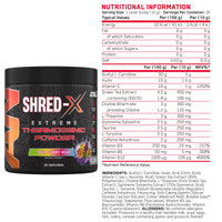 SHRED-X Extreme thermogenic