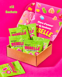 REBELLE Bonbons sans sucres - Oursons Acide