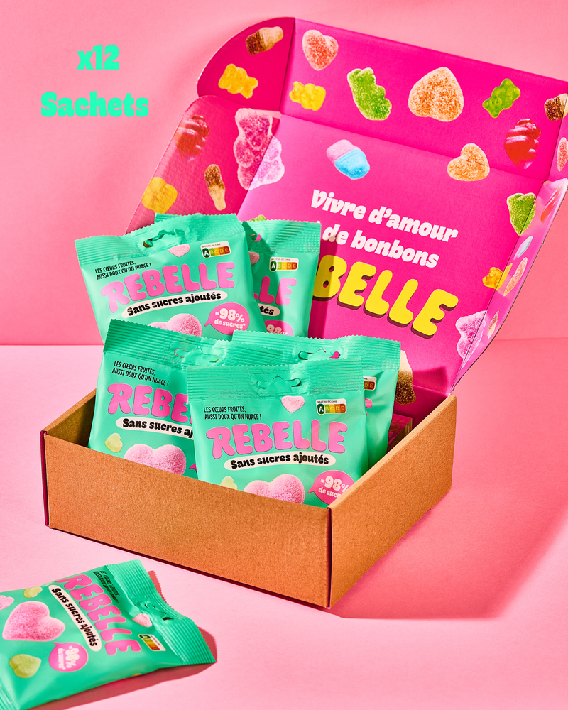 REBELLE Bonbons sans sucres - Nuage Fluffy