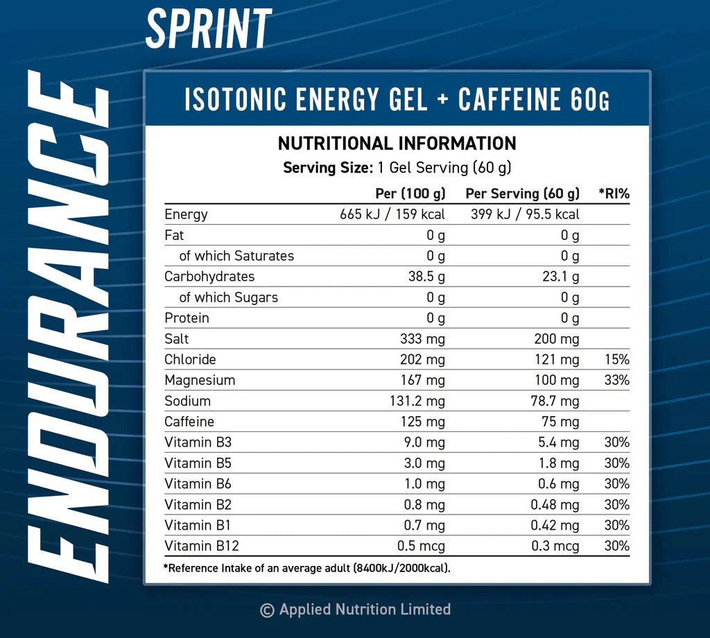 Gel energetique Sprint - Avec cafeine