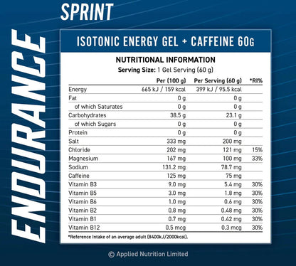 Gel energetique Sprint - Avec cafeine