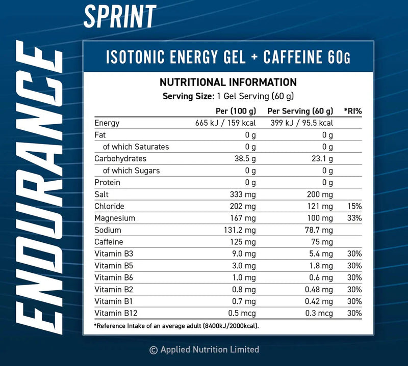 Gel energetique Sprint - Avec cafeine
