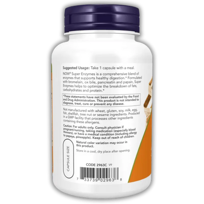 Super Enzymes,   ,  ,  Now Foods,  Active Life