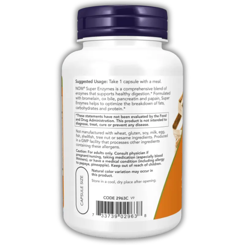 Super Enzymes,   ,  ,  Now Foods,  Active Life