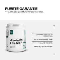 Vitamines D3 + K2-MK7