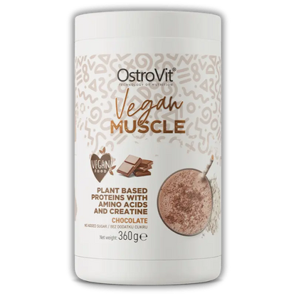 Vegan Muscle,   13.90,  360-g-Chocolat,  OstroVit,  Active Life