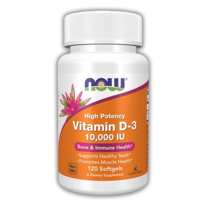 Vitamin D3 10,000 IU,   ,  ,  Now Foods,  Active Life