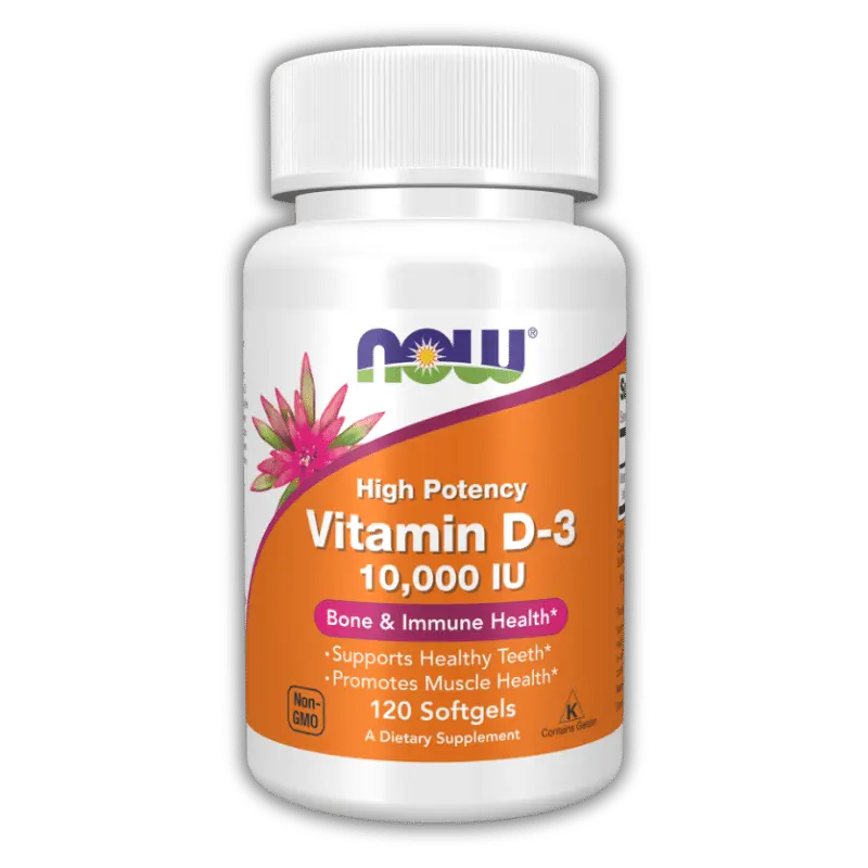 Vitamin D3 10,000 IU,   ,  ,  Now Foods,  Active Life