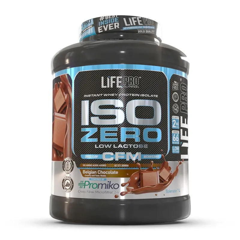 Whey Isolate Zero,   81.90,  2000-g-CHOCOLAT-BELGE,  LifePro,  Active Life