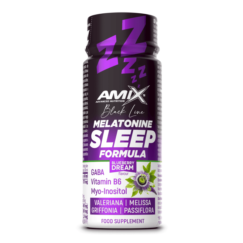 Amix Mélatonine Sleep Formula Shot 60 ml myrtille