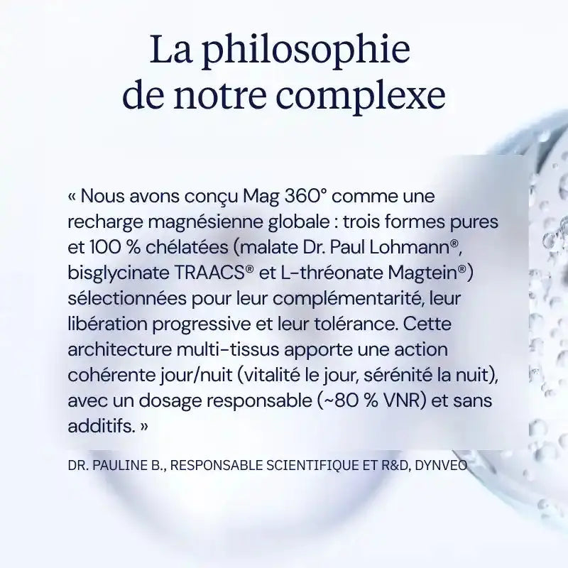 Complexe Magnésium 360 philosophie