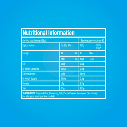 Cream of Rice - Échantillon 50g