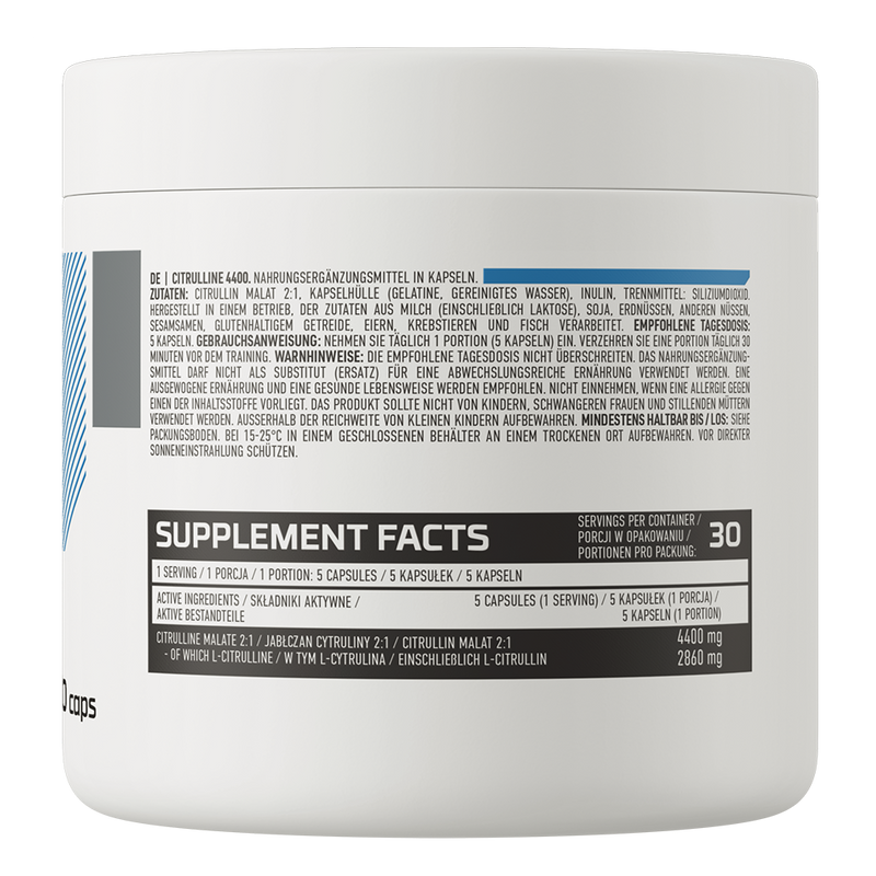 OstroVit Citrulline 4400 mg – 150 gélules