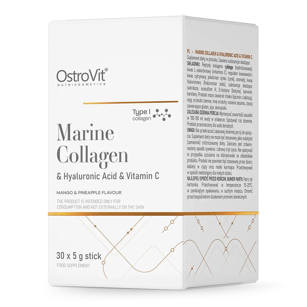 Collagène Marin + Acide Hyaluronique + Vitamine C,   ,  ,  OstroVit,  Active Life