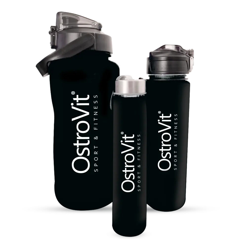 Gourde 2000ml + 900ml + 500ml,   19.99,  Noir,  OstroVit,  Active Life