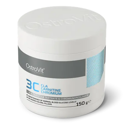 3C CLA L-Carnitine Chrome - 150 g,   14.99,  150-g-Limonade-à-la-framboise-et-à-la-menthe,  OstroVit,  Active Life