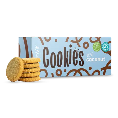 Cookies sans sucre 128g,   3.99,  128-g-Noix-de-coco,  OstroVit,  Active Life