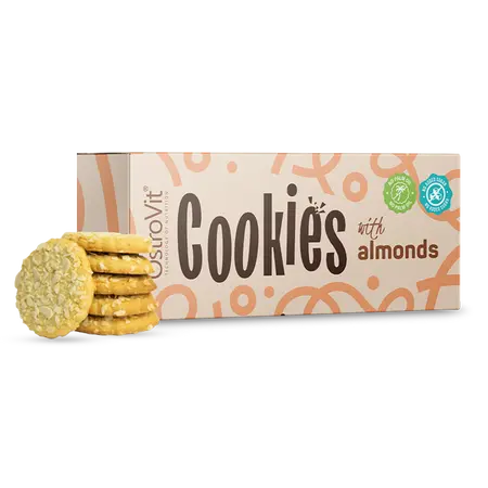 Cookies sans sucre 128g,   3.99,  128-g-Amandes,  OstroVit,  Active Life