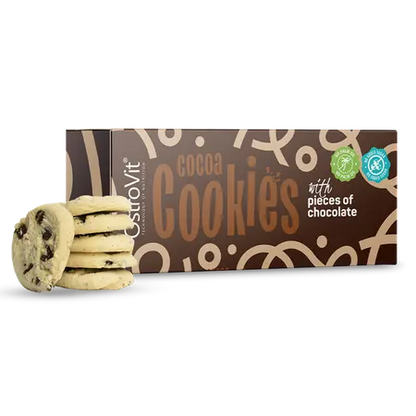 Cookies sans sucre 128g,   3.99,  128-g-Morceaux-de-chocolat,  OstroVit,  Active Life