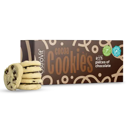 Cookies sans sucre 128g,   3.99,  128-g-Morceaux-de-chocolat,  OstroVit,  Active Life