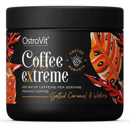 Café Extrême,   8.99,  150-g-Caramel-salé-et-gaufrettes,  OstroVit,  Active Life