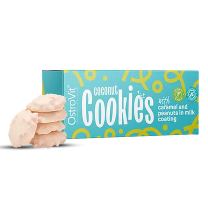 Cookies sans sucre 128g,   3.99,  128-g-Noix-de-coco-avec-caramel-et-cacahuètes-au-l,  OstroVit,  Active Life