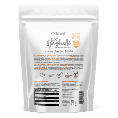 Diet spaghetti konjac noodles