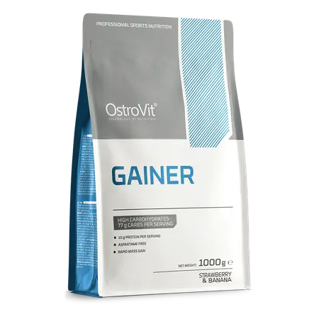 Whey Gainer,   12.99,  1000-g-Fraise-et-banane,  OstroVit,  Active Life