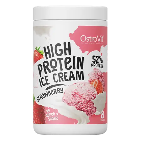 High Protein Ice-Cream 400g,   16.99,  400-g-Fraise,  OstroVit,  Active Life