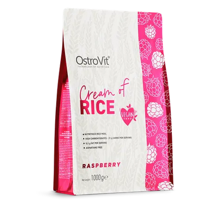 Crème de riz,   12.90,  Framboise-1000-g,  OstroVit,  Active Life