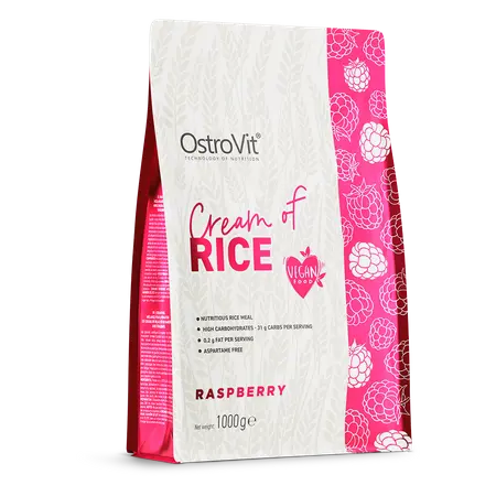 Crème de riz,   12.90,  Framboise-1000-g,  OstroVit,  Active Life