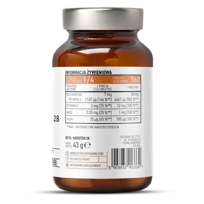 Beta-carotene 28mg,   ,  ,  OstroVit,  Active Life