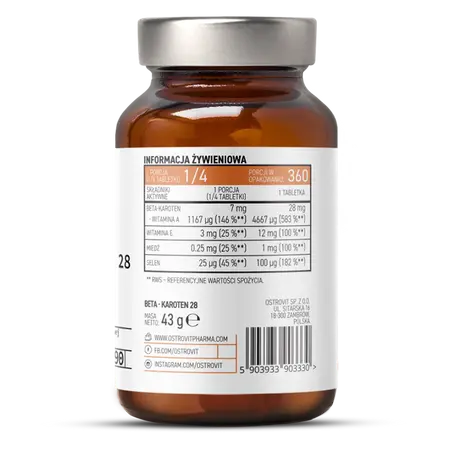 Beta-carotene 28mg,   ,  ,  OstroVit,  Active Life