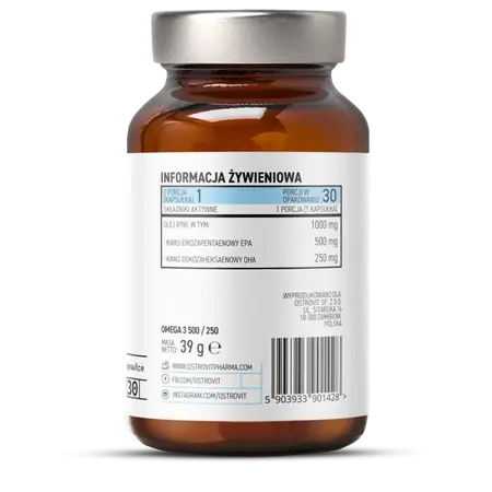 Oméga 3 500EPA / 250DHA,   ,  ,  OstroVit Pharma,  Active Life