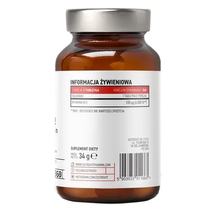 Vitamine B12 à sucer 360Cp.,   ,  ,  OstroVit,  Active Life