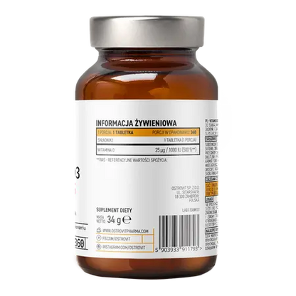 Vitamine D3 Kids à sucer 360Cp.,   ,  ,  OstroVit Pharma,  Active Life