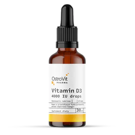 Vitamine D3 4000 IU en gouttes 30ml.,   ,  ,  OstroVit,  Active Life