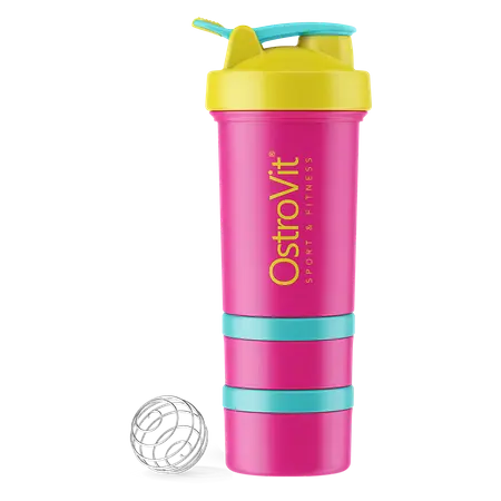 Shaker Premium Edition 450 ml,   9.99,  Jaune-Rose,  OstroVit,  Active Life