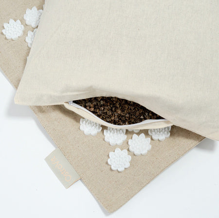 Tapis et coussin d'acupression