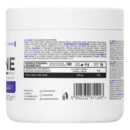 Taurine en poudre