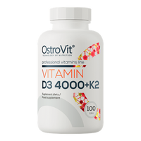 Vitamine D3 4000 IU + K2 100Cp.