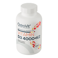 Vitamine D3 4000 IU + K2 100Cp.