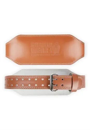 Ceinture de force en cuir 6 inch,   54.99,  2XL-3XL-Brun,  Gorilla Wear,  Active Life