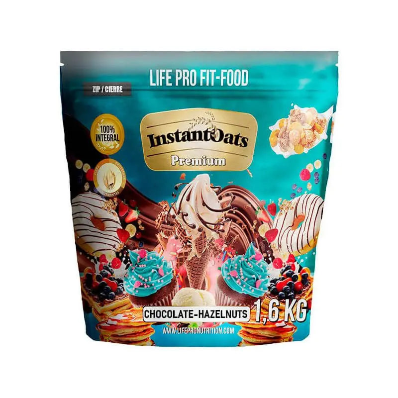 Farine d'Avoine Instant,   8.99,  1.6-kg-CHOCO-HAZELNUT,  LifePro,  Active Life