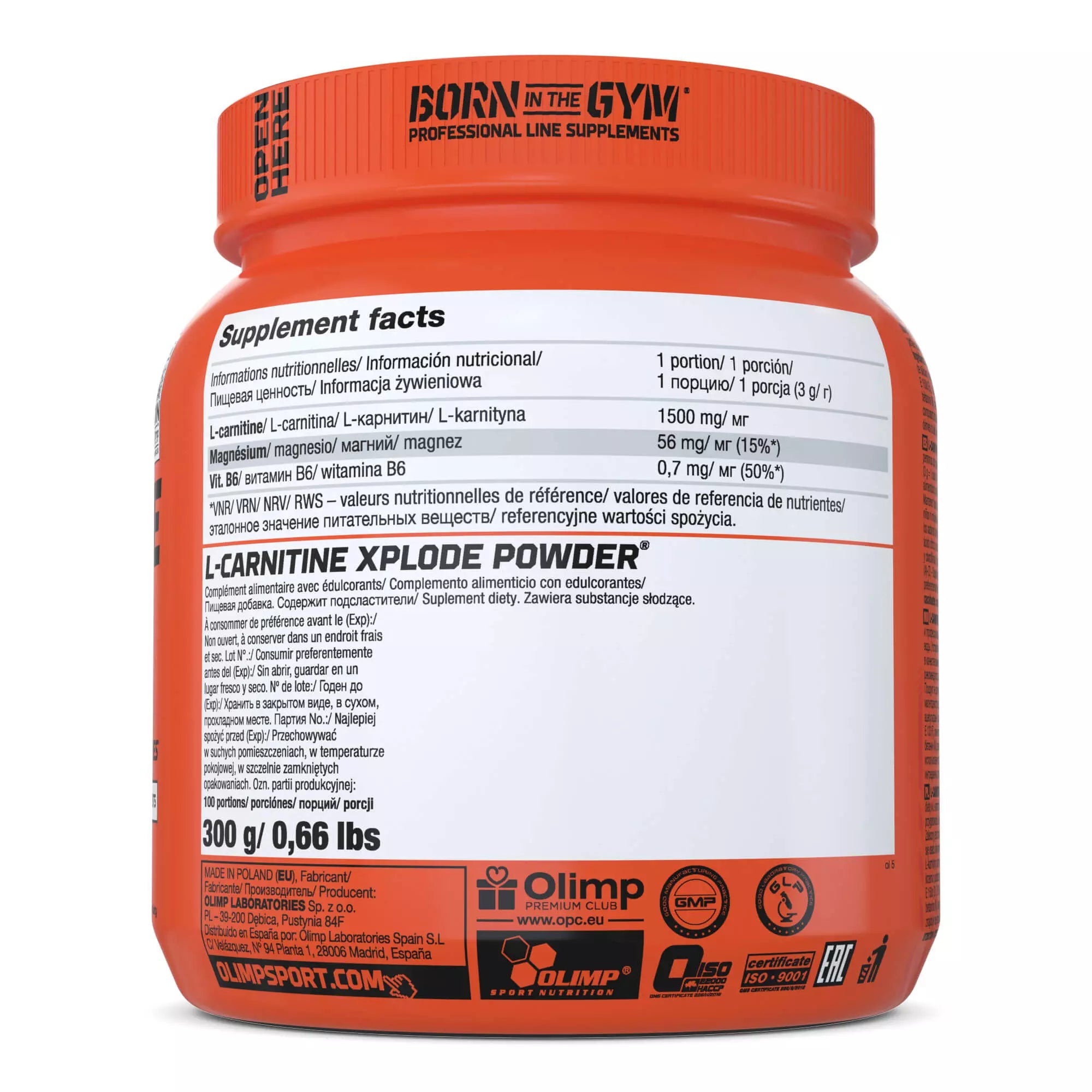 L-Carnitine Xplode Powder®