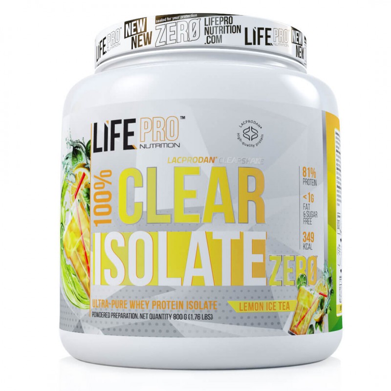 Clear Isolate Zero 800g,   39.90,  800-g-LEMON-ICE-TEA,  LifePro,  Active Life