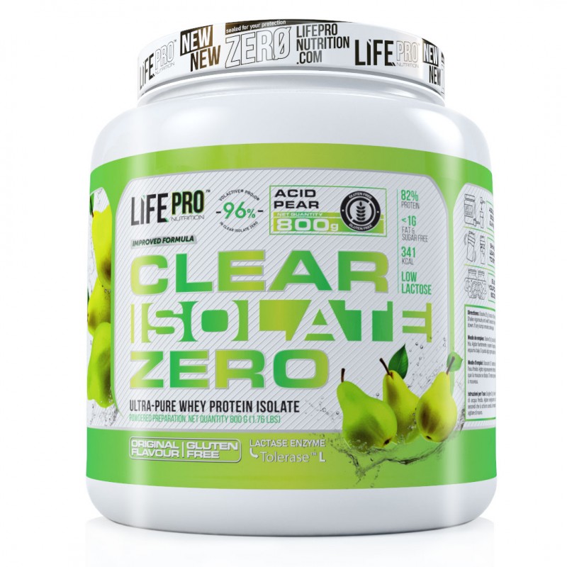 Clear Isolate Zero 800g,   39.90,  800-g-ACID-PEAR,  LifePro,  Active Life